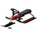 Produktbild: STIGA Snowracer Iconic - Robuster Lenkschlitten für Kinder ab 5 Jahren mit Stahlrahmen, Bremse und Zugseil, Max. Belastung 80 kg - Ideal für Winterspaß