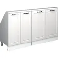 Produktbild: Dachschrägenschrank-Set Vicco Rion Weiß Landhaus 2er Set, Model 56025 - Weiß