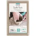 Produktbild: Soft-Ton weiss 500g lufthärtend / brennbar 1040°C - Weiß