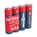 Produktbild: ANSMANN Red Alkaline Batterie Mignon AA LR6 Longlife Alkalibatterie (4er Pack)