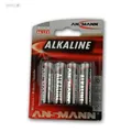 Produktbild: 4 Stück Alkaline Batterien Mignon AA 1,5V, 4er Pack LR6 Batterie Ansmann