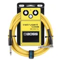 Produktbild: BOSS BIC-10A Serie | Instrumentenkabel | Gerade auf gewinkelte 6,3 mm Klinkenstecker | 3 m Länge | Hochwertige Kabel für Gitarre, Bass & mehr | geräuscharm & robust | Gelb