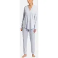 Produktbild: Hanro Pyjama Pure Essence (Set, 2 tlg) Pyjama - Baumwolle - Atmungsaktiv blau S