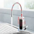 Produktbild: EASYmaxx Warm- & Kaltwasserarmatur elektrischer Wasserhahn Durchlauferhitzer LED