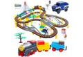 Produktbild: kinderplay Spielzeug-Zug Elektrische Eisenbahn mit Rennbahn – 2-in-1 Spielset für Kinder, (Set)