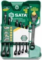 Produktbild: Sata zestaw 7 kluczy pasko-oczkowych metrycznych z grzechotk w czci paskiej