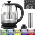 Produktbild: Glas-Wasserkocher Temperatur-Regelung Tee-Filter Tee-Kocher Melissa 16130305