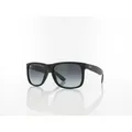 Produktbild: Ray Ban Justin RB4165 601/8G 54 rubber black / grey gradient