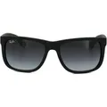 Produktbild: Ray-Ban Sonnenbrille Justin 4165 Gummi Schwarz Grau Gradient 601/8G
