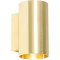 Produktbild: Moderne Wandleuchte Gold rund - Sandy