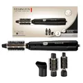 Produktbild: Remington Warmluftbürste [inkl. 3 Aufsätze: 25mm & 38mm Rundbürste, Stylingdüse] Blow Dry&Style (trocknet & stylt für Form & Fülle für kurzes/mittellanges Haar) 2 Heiz-&Gebläsestufen, Airstyler AS7300