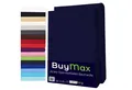 Produktbild: Buymax Spannbettlaken 2-er Set, Doppelpack, Bettlaken, Jersey 100% Baumwolle, Gummizug: rundum, (2 Stück), 90x200 100x200 140x200 160x200 180x200 cm, Matratzen bis 25 cm Höhe