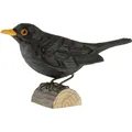 Produktbild: Wildlife Garden WG411 DecoBird - Amsel - Handgeschnitzter Vogel aus Holz