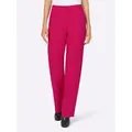 Produktbild: Marlene-Hose HEINE, Damen, Gr. 38, Normalgrößen, pink, 76% Polyester, 18% Viskose, 6% Elasthan, unifarben, lang, Hosen