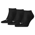 Produktbild: PUMA unisex Sneaker Socken Kurzsocken Sportsocken 261080001 3 Paar, Farbe:Schwarz, Menge:3 Paar (1x 3er Pack), Größe:47-49, Artikel:-200 black