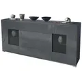 Produktbild: SIDEBOARD Grömitz Grau Hochglanz