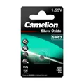 Produktbild: Camelion - SR63W / G04 / SR521 / 379 - 1,55 Volt 10mAh Silber Oxid Knopfzelle