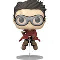 Produktbild: Funko Harry Potter POP! Movies Vinyl Figur Harry w/Broom(Quidditch) 9 cm (OC76003)