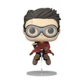 Produktbild: Harry Potter Pop! Vinylfigur Harry mit Quidditchbesen 9 cm Funko