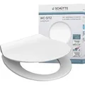 Produktbild: Schütte WC-Sitz Slim White Duroplast mit Absenkautomatik & Schnellverschluss