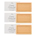 Produktbild: bedrop Propolis Seife, Naturseife, Akne Seife unreine Haut Schuppenflechte Neurodermitis, feste Handseife Körperseife mit Honig, Sheabutter, Kokosöl, Olivenöl, 3x 100g