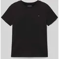 Produktbild: Tommy Hilfiger Teens Regular Fit T-Shirt aus reiner Baumwolle in Black, Größe 14