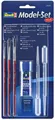 Produktbild: REVELL - Malzubehör mit 3 Pinseln 0/3/5; 1 Flasche Reiniger 14 ml und 2 Pipet...