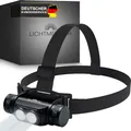 Produktbild: LICHTMEISTER® Stirnlampe (1000 Lumen, 3600 mAh Akku) - Stirnlampe LED wiederaufladbar - extrem helle Kopflampe - Stirnlampe LED