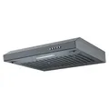 Produktbild: Respekta Unterbauhaube schwarz matt, 50 cm bk - Schwarz