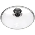 Produktbild: Gräwe Glasdeckel DE020, Ø 20cm, mit Auslassventil und Edelstahlring