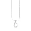 Produktbild: THOMAS SABO Halskette Buchstabe D 925 Sterling Silber mit Zirkonia KE2243-051-14
