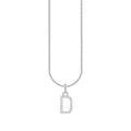 Produktbild: Thomas Sabo Halskette mit Anhänger Buchstabe D Silber KE2243-051-14