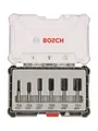Produktbild: Bosch Bosc Fräsersatz 6 pcs Straight 6mm shank | 2607017 2607017465
