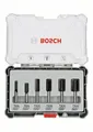 Produktbild: BOSCH 6-tlg. Nutfräser-Set, 6-mm-Schaft