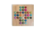 Produktbild: Remember Spiel SOLITÄR aus Holz und Glaskugeln