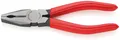 Produktbild: KNIPEX 03 01 160 Kombizange mit Kunststoff überzogen schwarz atramentiert 160 mm