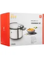 Produktbild: Zwilling SIMPLIFY - Cookware set with cover - 5 items - round - silver
