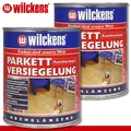 Produktbild: Wilckens 2 x 750 ml Parkett-Versiegelung hochglänzend für innen schnelltrocknend