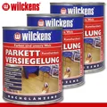 Produktbild: Wilckens 3 x 750 ml Parkett-Versiegelung hochglänzend für innen schnelltrocknend