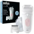 Produktbild: Braun Silk-epil 5 5-030 Wet&Dry Epilierer rosa/weiß Integrierter Akku 100 - 240V