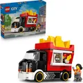 Produktbild: LEGO City Pommes-Truck - Spielzeug Fahrzeug Modellbau mit abnehmbarem Verkaufsbereich, 2 Minifiguren und Zubehör - Geburtstagsgeschenk für Jungen ab 5 Jahren - 60488