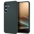 Produktbild: Samsung Galaxy S25 Hülle - Silikon - Spigen Soft Case/Backcover - Handyhülle Dunkelgrün - Shockproof/Stoßfest