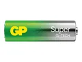Produktbild: GP Battery 1x4 GP Super Alkaline 1.5V AA Mignon LR06 Rel. 03015AETA-B4