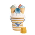 Produktbild: Little Dutch Sandspiel-Set Eimer EIS Set 14-teilig - Ocean Dreams blau - Sandspielzeug Strandspielzeug