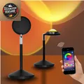Produktbild: RGB Sonnenuntergangsprojektionlampe Bluetooth Timer Musik Sync 180 APP Steuer