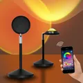Produktbild: PANAMALAR RGB Sonnenuntergangsprojektionlampe Bluetooth Musik Sync Timer 180