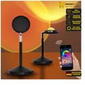 Produktbild: RGB Sonnenuntergangsprojektionlampe Bluetooth Timer Musik Sync 180 APP Steuer