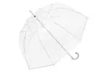 Produktbild: von Lilienfeld Stockregenschirm Melina Glockenschirm Transparent Durchsichtig Hochzeit, 100 % Polyethylen (KEIN PVC)