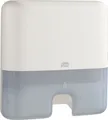 Produktbild: Tork® Handtuchspender Mini Interfold 552100, Einzelblattausgabe, platzsparend, Kunststoff, weiß 95050