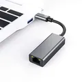 Produktbild: INF Netzwerkadapter USB-C zu RJ45, USB-C Laptop Ethernet Adapter für Gigabit Netzwerke über USB 3.0